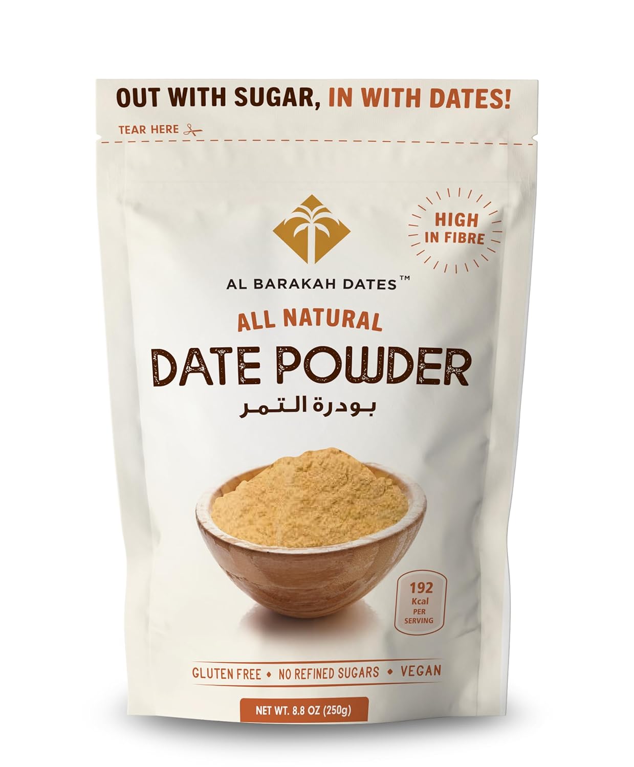 Organic Date Powder 12 x 250g